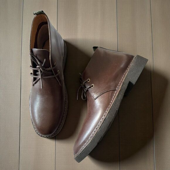 Polo Ralph Lauren Talan Chukka Brown Leather Men\'s sz 8.5D Lace-Up Casual Dress main image 9